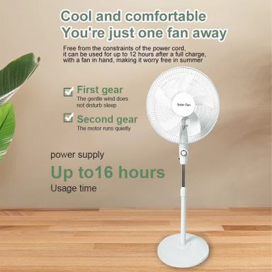 SOLAR FAN STAND 16 INCH
