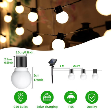 SOLAR OUTDOOR STRING LIGHT