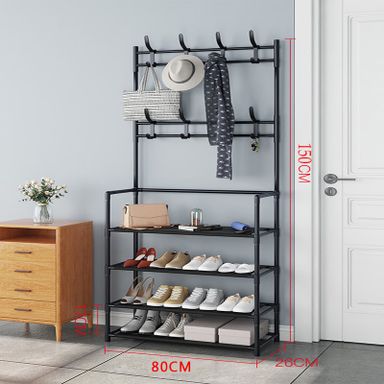 CLOTH HANGER SHOE RACK 4L 80CM NO COVER