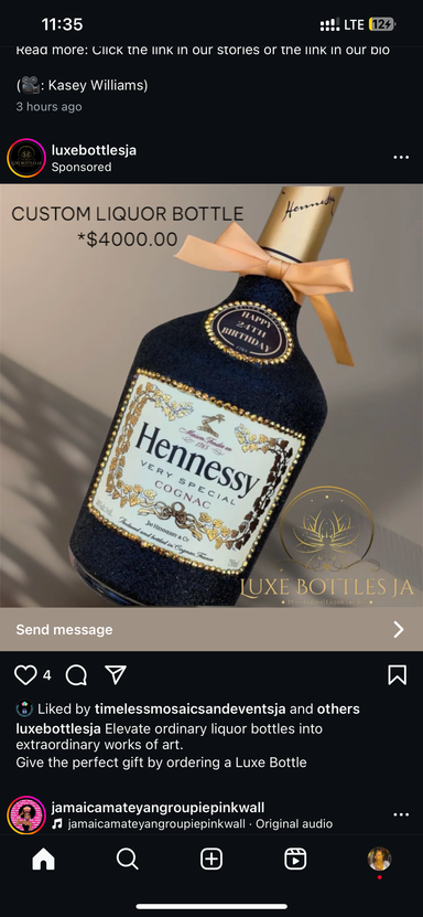 CUSTOMIZED LIQUOR BOTTLES