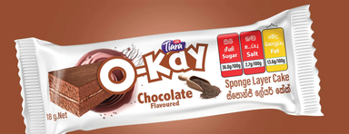 CBL Tiara Okay Sponge Layer Cake- Chocolate flavor 18g