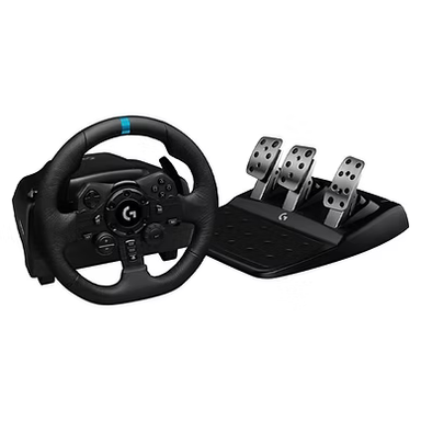 Logitech G923 Racing Wheel and Pedals, TRUEFORCE up to 1000 Hz Force Feedback