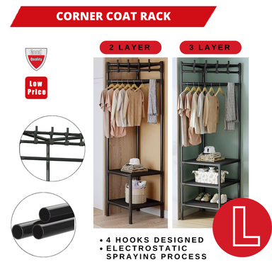 CORNER COAT RACK 