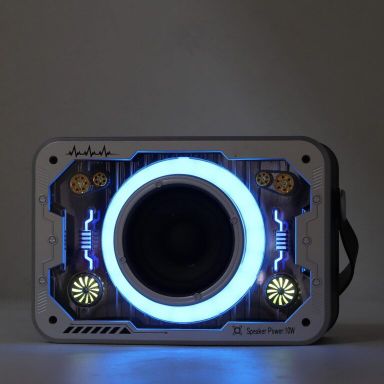 Space Capsule L203 V9 Speaker 2 Mic White