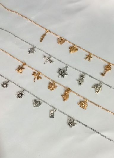 Charm necklaces by The Charm Lab