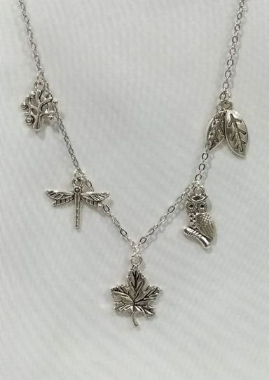 Charm necklaces by The Charm Lab