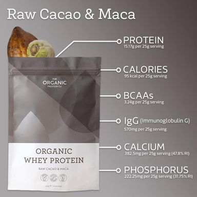 Pure Organic Whey Protein 1.2 Kg