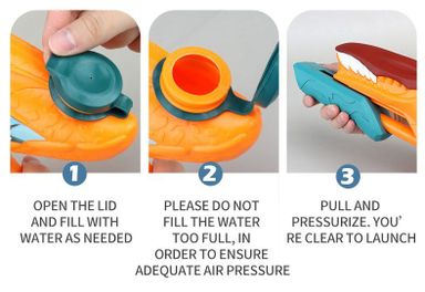 DINOSAUR WATER GUN