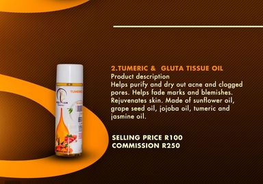 Tumeric & Gluta oil