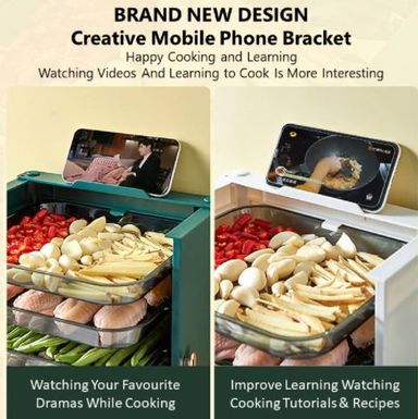 FOLDABLE 6 LAYER FOOD TRAY