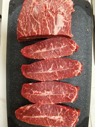 호주 앵거스비프 부채살 원육 [원육팩 kg/$34, 손질포장 kg/$39]