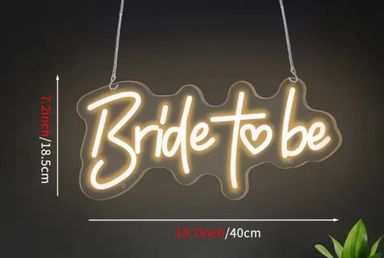 Bride to Be Neon Sign