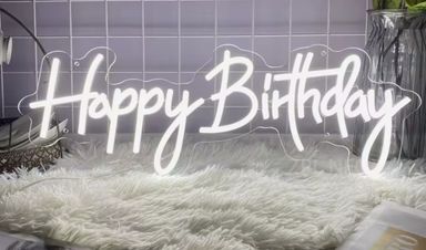 Happy Birthday Neon Sign