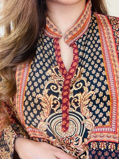 Brown Kaftan Set