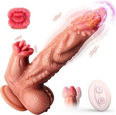Thrusting Vibrating Dildo