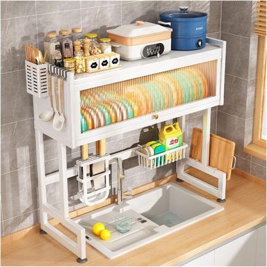 Dish Rack Cover Shelf