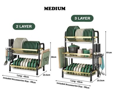 Kitchen Rack Dish Drainer