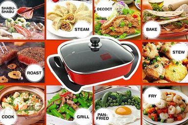 Multi Cooker Electric Skillet
