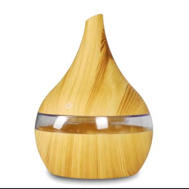 Ultrasonic Essential Oil Diffuser & Air Humidifier – Wood Grain Edition