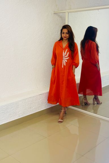 Orange Dress