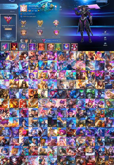 [Exalted3] 354 Skins | Fanny Mikasa | Gusion KOF 