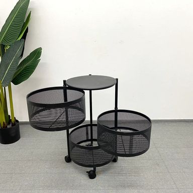 Rotating Kitchen Storage Basket ? ROUND