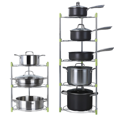 Pot Rack Stainless Steel Flower