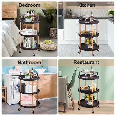 Coffee Table Food Trolley