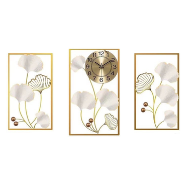 CLOCK IRON WALL DECORATION A2102