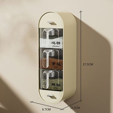 MODERN WALL SPICE ORGANIZER