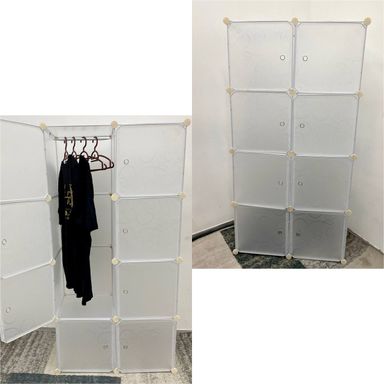 8 CUBE STORAGE WITH HANGER