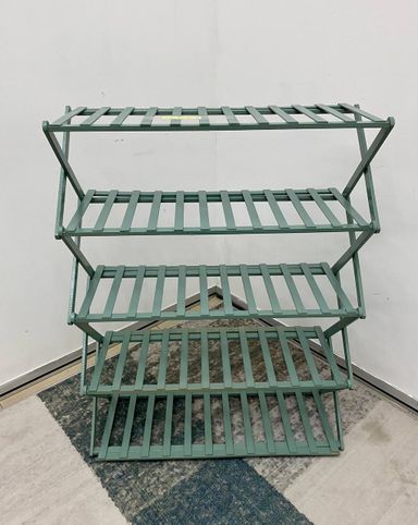 WOOD SHELF SHOE RACK