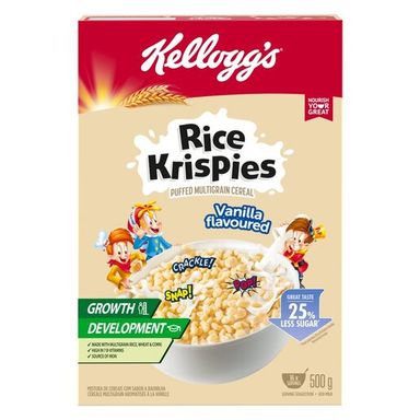 Rice Krispies Vanilla Flavoured Multigrain Cereal 340g