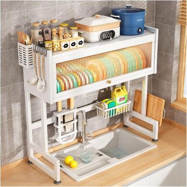 DISH RACK COVER SHELF