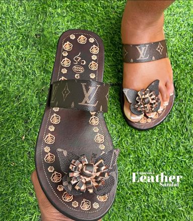 "Rose Luxe" Designer-Inspired Floral Sandal