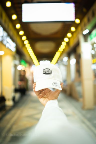 Omani Kumma dad hat (WHITE)