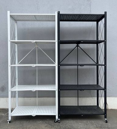 FOLDABLE RACK 5 LAYER BLACK