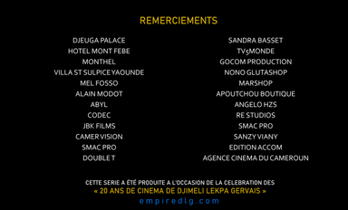 Un grand merci au générique de fin de toute la série, soit 52 épisodes.