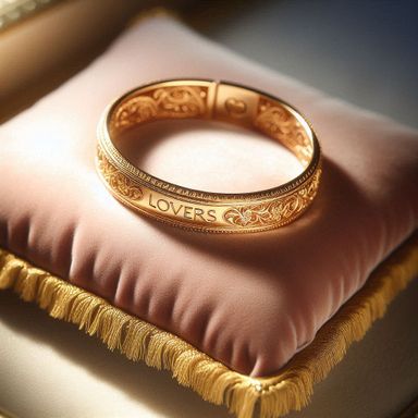 Recevez un bracelet doré avec incrustation du titre de la série ou du nom d'un acteur au choix.