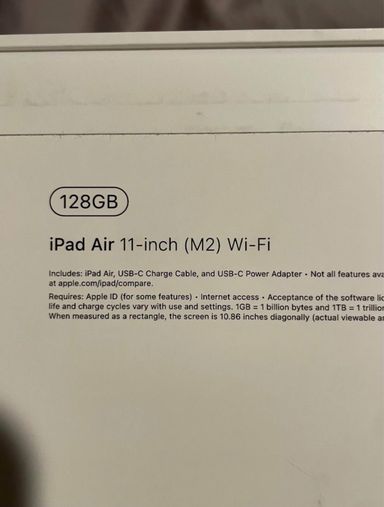 Apple iPad Air 11-inch (M2) WiFi
