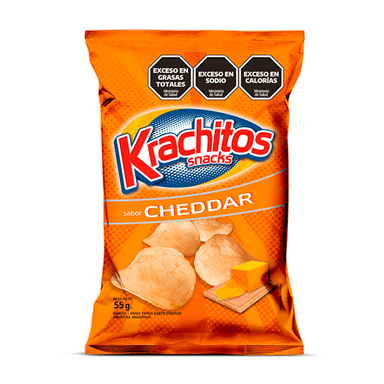 Papas Fritas Krachitos Cheddar 55gr