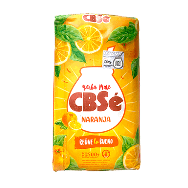Yerba Mate CBSe Naranja 500gr
