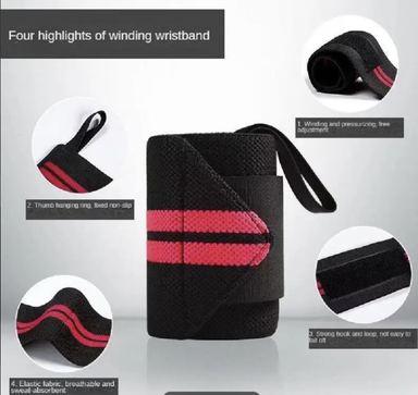 2 Piece Wrist Support Straps 