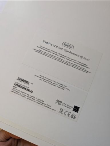 iPad Pro 12.9" 256G 6th Generation M2 Wifi - Space Gray