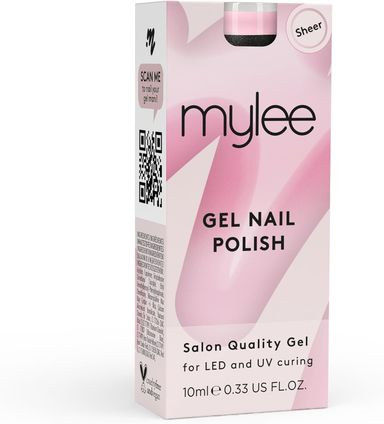 Mylee Gel Nail Polish 10ml [Strawberry Milkshake] UV/LED Soak-Off Nail Art Manicure Pedicure for Professional, Salon & Home Use [Pink Range] - Long Lasting & Easy to Apply