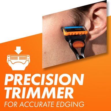 Gillette Fusion5 Razor for Men, 1 Gillette Razor, 10 Razor Blade Refills, with Lubrastrip for a Close Shave