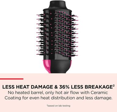 Revlon Salon One-Step Hair Dryer & Volumiser with Sectioning Comb Included (for mid to Long Hair, One-Step Technology, 2-in-1 Styling Tool, Ionic & Ceramic Technology) RVDR5222UKAMZ