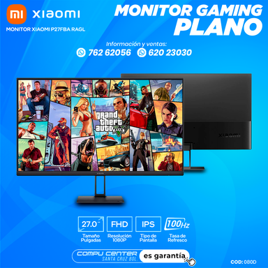 MONITOR GAMING XIAOMI P27FBA RAGL 27.0¨ FHD - IPS 100HZ