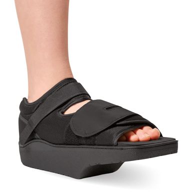 ZAPATO DE DESCARGA PARA FRACTURAS DIVERSAS ANTEPIE CON CORREA AJUSTABLE