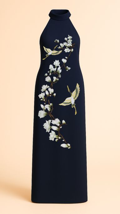 Magnolias Halter Dress